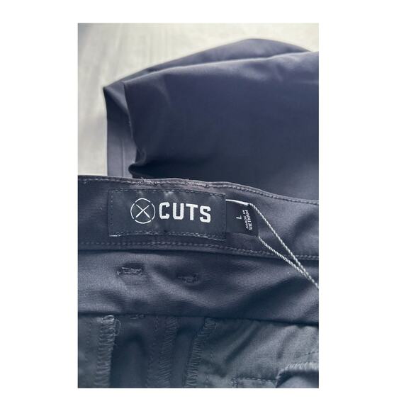 Cuts Mens Stretch Slim Fit AO Jogger Pants Black Size Large Wrinkle Resistant - Picture 13 of 16